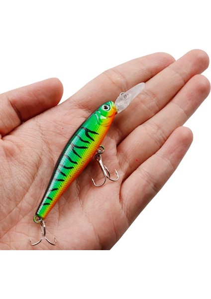 No.3 Tarzı Lushazer Sıcak Jerkbaits Balıkçılık Lures 9.5cm 7.1g Yüzen Minnow Cazibesi Tuzlu Su Sert Yemler Eylem Wobblers Olta Takımı (Yurt Dışından) modelleri