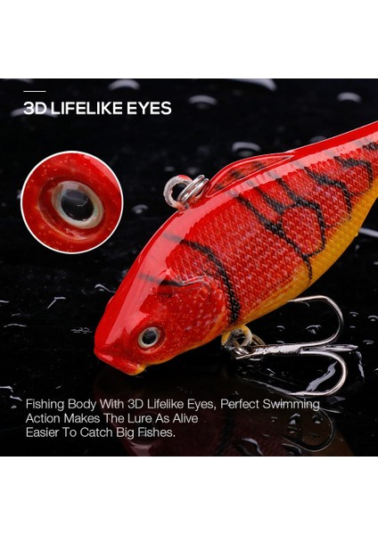 Renk I Tarzı Trehook 12G Vib Yem Çıngırak Balıkçılık Lures Pike Wobblers Balıkçılık Için Yapay Yem Sert Cazibesi Vib Crankbait Wobbler Alabalık (Yurt Dışından) indirimleri