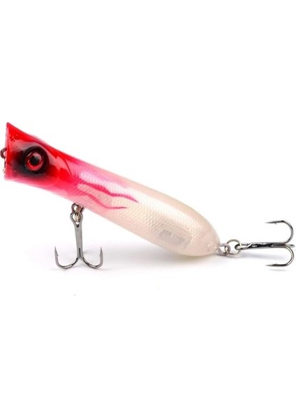No.2 Tarzı Opper Wobbler Balıkçılık Cazibesi 6 # Kancalı 8.5CM11.5G Yüzen Krank Yemi Yapay Yem Poper Pesca Sazan Turna Takımı (Yurt Dışından)
