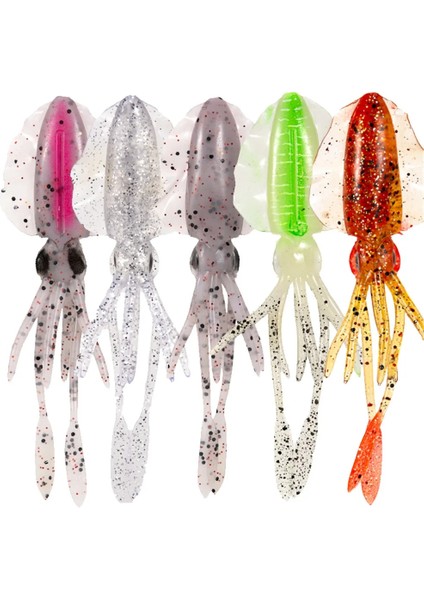 No.5 Tarzı S Beden 5 Renk Balıkçılık Yumuşak Cazibesi Kalamar Balıkçılık Lures Ahtapot Balıkçılık Cazibesi Aksesuarları Deniz Wobbler Yumuşak Yem Için Souple (Yurt Dışından) fiyatları