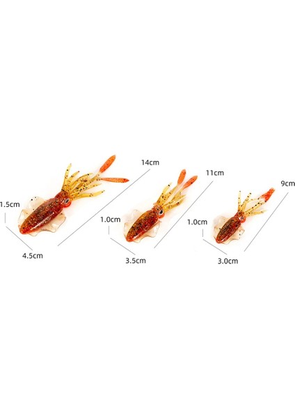No.5 Tarzı S Beden 5 Renk Balıkçılık Yumuşak Cazibesi Kalamar Balıkçılık Lures Ahtapot Balıkçılık Cazibesi Aksesuarları Deniz Wobbler Yumuşak Yem Için Souple (Yurt Dışından) fırsatları