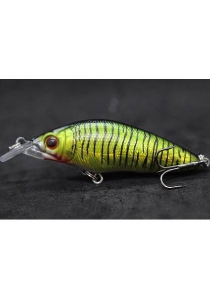 M583X64 Stili Wlure 8.1cm 7.1g Geniş Yüzme Eylem Kısa Gövde #6 Kanca Böcek Yemi Tatlı Su 3D Sert Gözler Crankbait Cazibesi Balıkçılık M583 (Yurt Dışından)