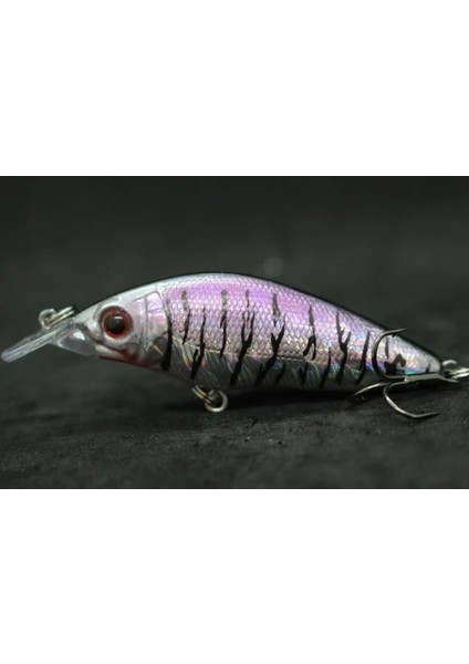 M583X68 Stili Wlure 8.1cm 7.1g Geniş Yüzme Eylem Kısa Gövde #6 Kanca Böcek Yemi Tatlı Su 3D Sert Gözler Crankbait Cazibesi Balıkçılık M583 (Yurt Dışından)