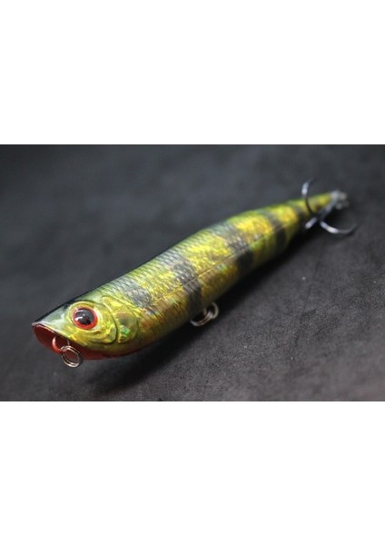 HW622X463 Stili Wlure 10CM 17G Uzun Döküm Topwater Popper Yürüyüş Cazibesi Yüzer Yem Kesme Bıçağı Tiz Kancalar Gerçekçi Balıkçılık Cazibesi HW622 (Yurt Dışından)