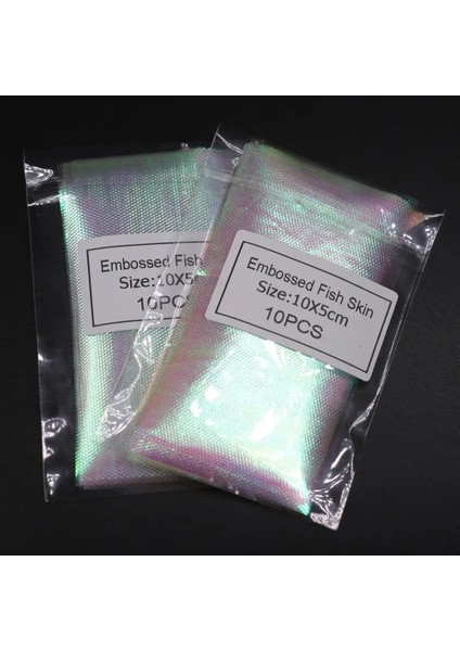 1 Paket 10 Adet Stil Bimoo Kabartmalı Plastik Gökkuşağı Balık Derisi Sabiki Rig Için Fly Bağlama Streamer Fly Bağlama Malzemesi (Yurt Dışından) fırsatları