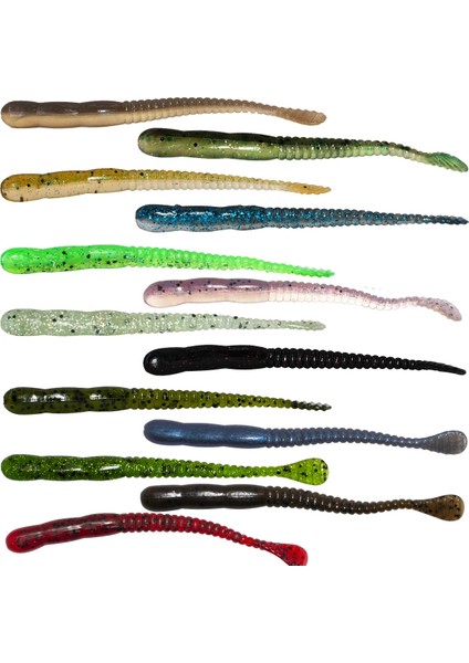 Çoklu Stil 100 mm Meathead Yemler Solucanlar Yavaşlayan Batan Yemler Kürek Kuyruğu Pike Bam 2.5g Arolina Rig Wacky (Yurt Dışından)