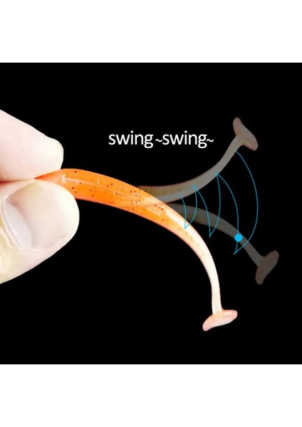 Koyu Gri Tarzı 7cm Texas Rig Full Set 5. Silicone Soft Bait Wobblers For Pike Bait Fish Hook Bullet-Shaped Braker Bead Set Bait Set (Yurt Dışından)