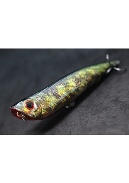 HW622X401 Stili Wlure 10CM 17G Uzun Döküm Topwater Popper Yürüyüş Cazibesi Yüzer Yem Kesme Bıçağı Tiz Kancalar Gerçekçi Balıkçılık Cazibesi HW622 (Yurt Dışından)