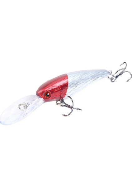 No.2 Tarzı 1 Adet Minnow Balıkçılık Lures Wobbler Crankbaits 9.5cm 7.2g Abs Yapay Sert Yemler Bas Trolling Pesca Sazan Olta Takımı (Yurt Dışından)