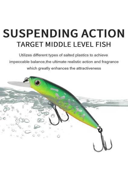 H Tarzı Bearkıng 7.8cm 11G Cazibesi Wobblers Crankbaits Sert Cazibesi Turna Yapay Yem Olta Takımı Bas Alabalık Balıkçılık Cazibesi (Yurt Dışından) fiyatları