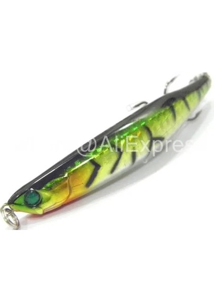 W624X40 Stili Wlure 8.3g 8.9cm Küçük Boy Bend Minnow Suda Ölüyor Seğirme Cazibesi Yeraltında Yavaş Batan Sazan Yem Balıkçılık Cazibesi W624 (Yurt Dışından)
