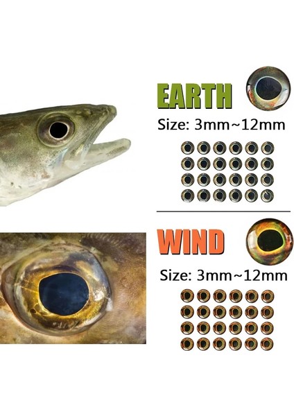 5mm Yangın 50 Adet Stil Icerıo Holograd 4d Epoksi Balık Gözü Fly Bağlama Için Flamalar Balıkçılık Cazibesi Ahşap Plastik Cazibesi Yapımı (Yurt Dışından)