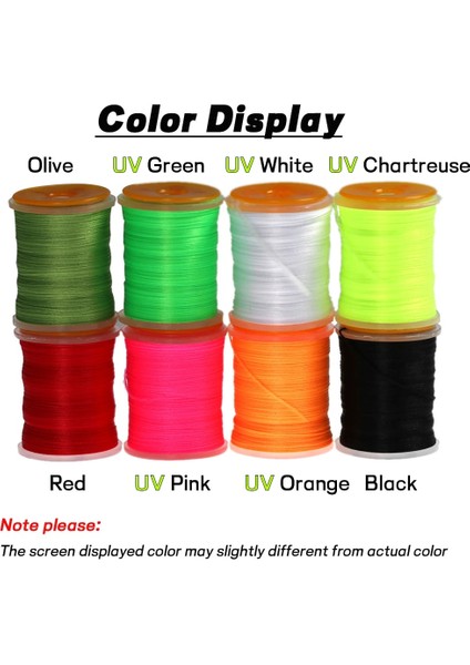 1 Adet Pembe Stil Wıfreo 100 Yard 200D Uv Büyük Sinek Ipliği Premium Güçlü Dayanıklı Sinek Bağlama Ipliği Makara Somon Bas Sinekleri Bağlama Ipliği Malzemesi (Yurt Dışından) modelleri