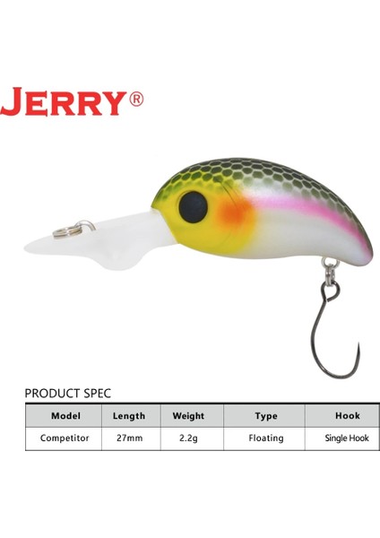 P225G Stili Yarışmacı 27MM Jerry Rakip Alabalık Yemleri Yüzen Derin Dalış Krank Wobbler Sert Yem Fişi G Balıkçılık Cazibesi Kızdırma Uv Renkleri Dere ve Göl (Yurt Dışından) modelleri