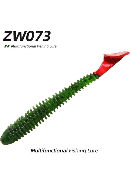 ZW73 Stili 8 Adet 86MM 3.2g Ardea Yapay Silikon Yumuşak Yem G Solucanlar Swimbaits Balıkçılık Cazibesi T-Kuyruk Yemler Bas Sinek Balıkçılık Yem Grub Cazibesi (Yurt Dışından)