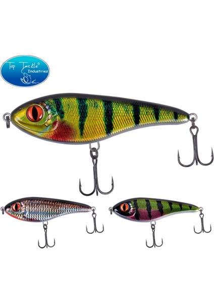 120MM 49G Yeni 002 Stili 120 mm G Yeni Renk Düşük Batan Muskie Pike Jerk Yemi Tiz Kancaları Güçlendiren Sert Yem Balıkçılık Cazibesi (Yurt Dışından) fırsatları