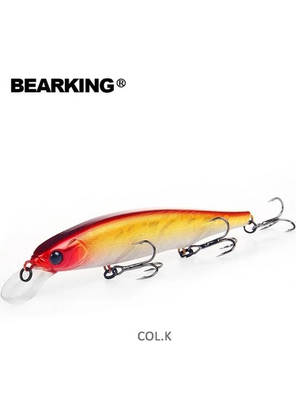 K Tarzı Bearking G New Hot Model Fixed Weight System Fishing Lures Hard Bait Dive Wobblers Minnow (Yurt Dışından)