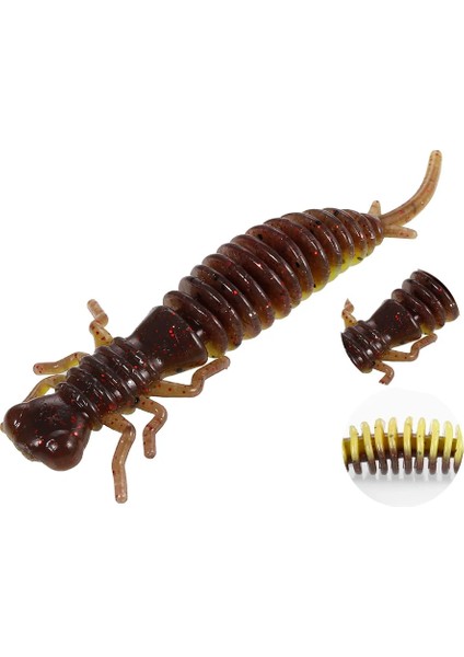 N Tarzı 75MM 8 Adet Solucanlar Balıkçılık Cazibesi Wobblers Setleri Stickbait Yapay Balıkçılık Solucan Silikon Lures Balıkçılık Wobblers Olta Takımı (Yurt Dışından)