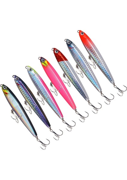 JL-535-6 Stili 100MM-18G Topwater Kalem Balıkçılık Cazibesi mm G Yüzen Batan Levrek Yemler Yapay Sert Yem Pesca Olta Takımı (Yurt Dışından)