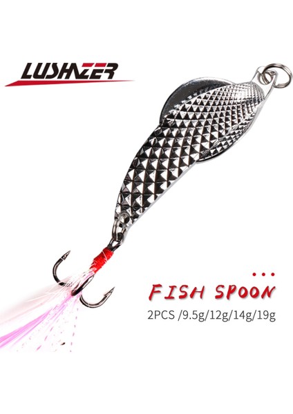 Bir Stil 2pcslot Lushazer Balıkçılık Cazibesi Kaşık 10G Etal Lures Sazan Balık Yemi Çin Baa Yapay Yemler Sinek Balıkçılık Bağlama (Yurt Dışından) modelleri
