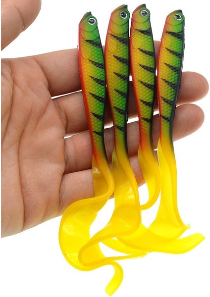 No.3 Tarzı .5cm 5.5g Balıkçılık Lures Wobblers Lot Sazan Cazibesi Balık Yumuşak Yem Swimbait Kuyruk Grub Lures Silikon Yapay Olta Takımı (Yurt Dışından) fiyatları