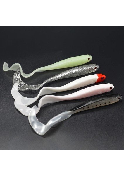 No.3 Tarzı .5cm 5.5g Balıkçılık Lures Wobblers Lot Sazan Cazibesi Balık Yumuşak Yem Swimbait Kuyruk Grub Lures Silikon Yapay Olta Takımı (Yurt Dışından) modelleri