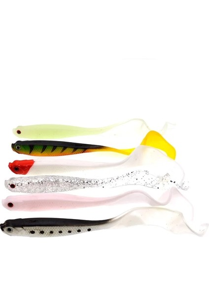 No.3 Tarzı .5cm 5.5g Balıkçılık Lures Wobblers Lot Sazan Cazibesi Balık Yumuşak Yem Swimbait Kuyruk Grub Lures Silikon Yapay Olta Takımı (Yurt Dışından) indirimleri