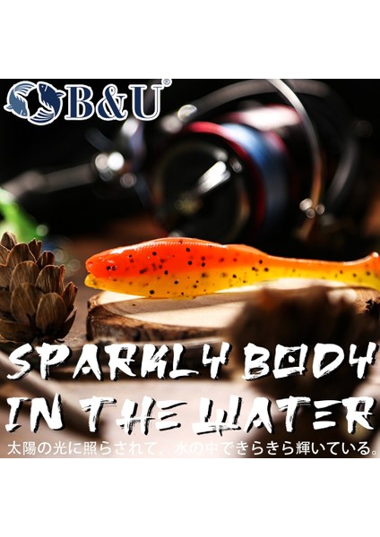 Mavi Yeşil Stil 3 ADET-95MM-6.2G B & U Yumuşak Pike Sazan Balıkçılık Için Lures Yapay Yemler Cazibesi Leurre Shad Silikon Yem T Kuyruk Wobblers (Yurt Dışından) fırsatları