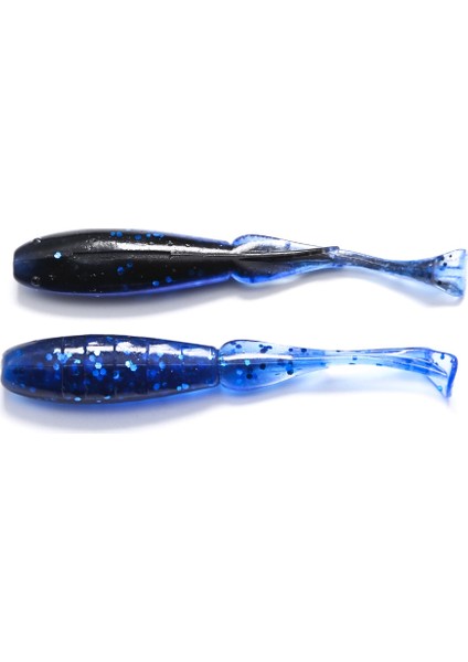 Siyah Mavi Tarzı 2 ADET-128MM-11.0G B & U 8ccm Yumuşak Balıkçılık Lures Swimbait Yayın Balığı Olta Takımı Wobblers Pike ve Bass Için Kauçuk Yem Softbaits (Yurt Dışından)