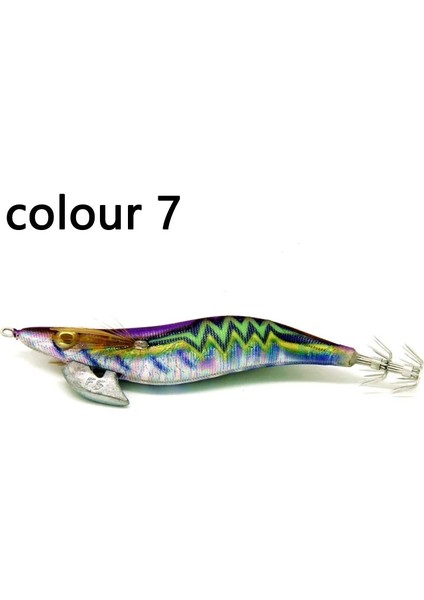 No.7 Tarzı 13.5CM-21G Balıkçılık Cazibesi Ikinci Nesil Ahşap Karides Inç Ahşap Karides Kalamar Yemi Mürekkepbalığı Yemi Balıkçılık Cazibesi Tuzlu Su Cazibesi (Yurt Dışından)