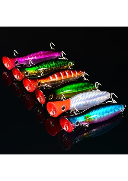 B Tarzı 1 Adet Büyük Popper Wobbler Sert Isca Yapay Topwater Balıkçılık Cazibesi Uzun Atış Crankbait Balıkçılık Yemi Pike Bas Cazibesi 43G 13 cm (Yurt Dışından)