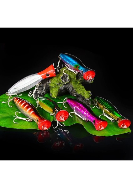 B Tarzı 1 Adet Büyük Popper Wobbler Sert Isca Yapay Topwater Balıkçılık Cazibesi Uzun Atış Crankbait Balıkçılık Yemi Pike Bas Cazibesi 43G 13 cm (Yurt Dışından)