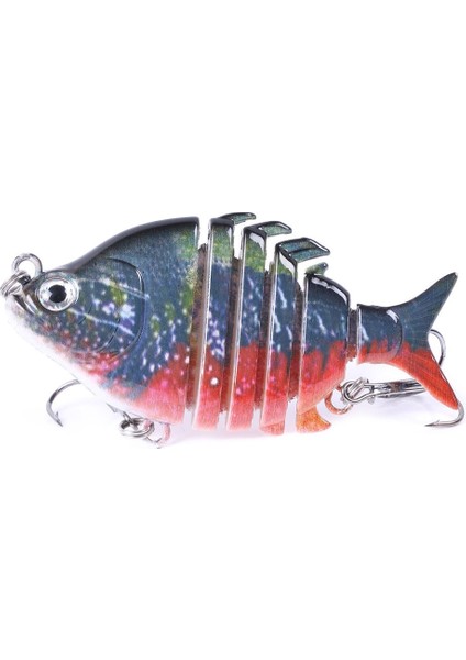 No.3 Tarzı 1 Adet Wobblers Pike Balıkçılık LURES63MMG Yapay Çok Bölümlü Yem Trolling Sert Yem Minnow Sazan Crankbait Olta Takımı (Yurt Dışından)