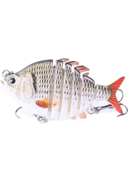 No.5 Tarzı 1 Adet Wobblers Pike Balıkçılık LURES63MMG Yapay Çok Bölümlü Yem Trolling Sert Yem Minnow Sazan Crankbait Olta Takımı (Yurt Dışından)