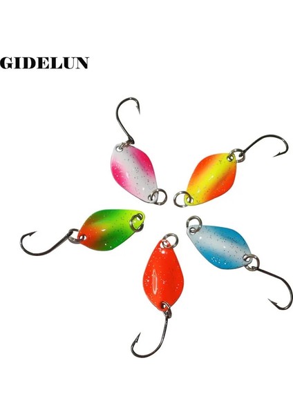 Q Stili 10 Adet Bölünmüş Yüzük Spoon Fishing Lure 2gg Metal Spoon Bait Isca Artificial Fishing Bait Pesca Fishing Tackle Trout Lure (Yurt Dışından) fiyatları