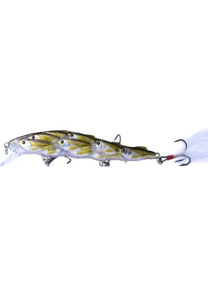 No.3 Tarzı 1 Adet Yüzen Wobblers Minnow Balıkçılık Cazibesi Yapay Sert Yem Bas Plastik Balık Crankbait Jig Sazan Olta Takımı (Yurt Dışından) modelleri