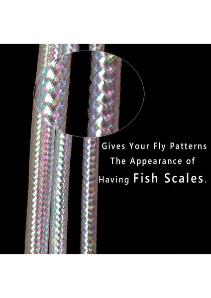 4mm 2 Metre Stili Bimoo 2m Inci Beyazı Fale Body Tube Minnow Fly Rib Body Maylor Tube Flaş Örgülü Tüpler Yem Balık Fly Bağlama Malzemeleri (Yurt Dışından) indirimleri