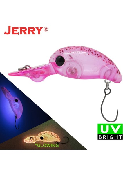 P229G Stili Yarışmacı 27MM Jerry Rakip Alabalık Yemleri Yüzen Derin Dalış Krank Wobbler Sert Yem Fişi G Balıkçılık Cazibesi Kızdırma Uv Renkleri Dere ve Göl (Yurt Dışından)