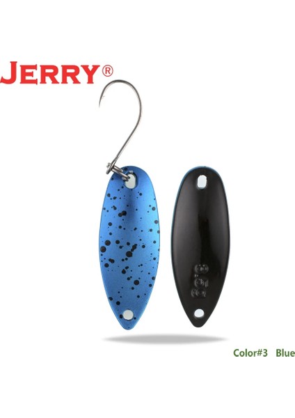 Kraliyet Mavisi Stili Yay 2g Jerry Dere ve Alan Alabalık Kaşıkları Küçük Hafif Ers Yüksek Li Balıkçılık Cezbeder Tek Kancalar Sert Lures (Yurt Dışından)