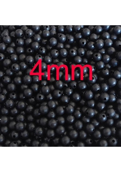 Siyah 4mm Tarzı 100 Adet Sert Olta Boncukları Siyah Yeşil Plastik Boncuklar Yuvarlak Olta Durdurucu Stoper Sazan Olta Takımı Terminali Mücadele (Yurt Dışından)