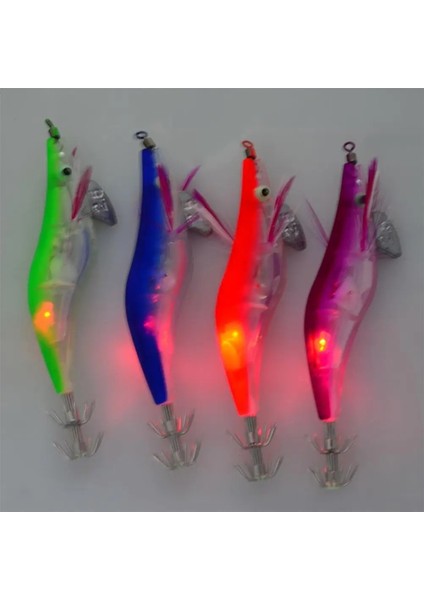 LED 3.0 Rastgele Stil Yanıp Sönen LED Balıkçılık Cazibesi Flaş Işığı 10 cm Minnow Aydınlık Kalamar Jig Karides Yem Gece Balıkçılık Cazibesi Rastgele Renk Teslimat 1 Adet (Yurt Dışından) fiyatları