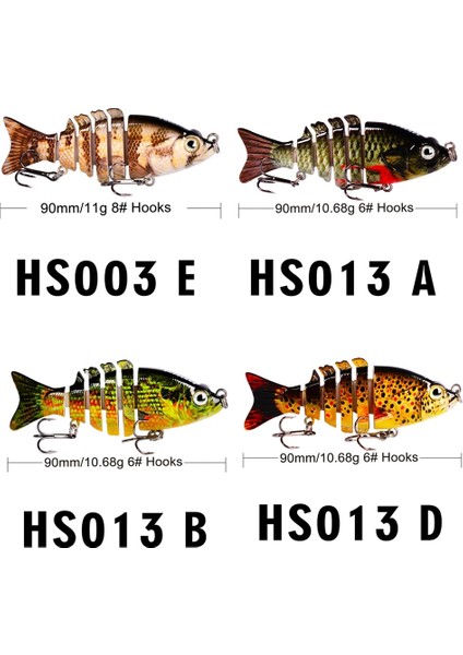 Tlg Shop HS013A Stili Proberos Fishing Wimbait Fishing Bait Fishing Lure 6# Good Hook Fishing Tackle (Yurt Dışından)