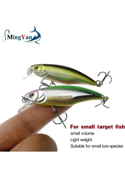 B Tarzı Alışveriş Merkezi Minnow Balıkçılık Cazibesi Için Lures Japon Tarzı Yem 4.5g Yavaş Yavaş Batan Minnow Levrek Alabalık Için Mini Sert Yem (Yurt Dışından) fiyatları