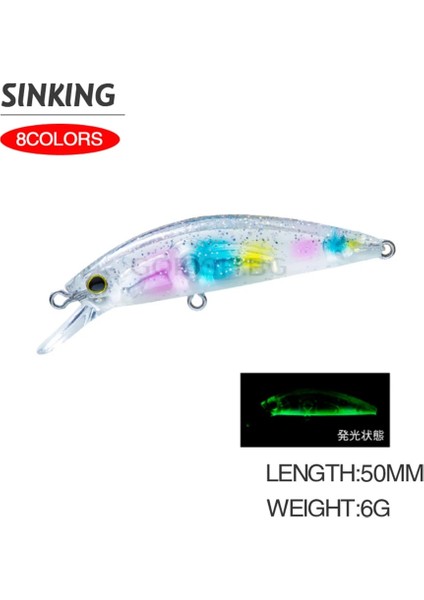 C Stili 5cm 5cmg Balıkçılık Cazibesi Hardcore Lg Ağır Minnow 50S Wobbler Batan Jerkbait Swimbait Yapay Sert Yem Alabalık Yemi Bas Yemi (Yurt Dışından) modelleri