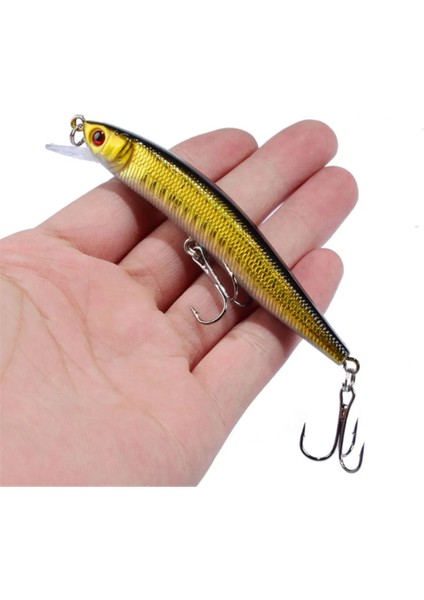 Mavi Stil G 10 cm Minnow Balıkçılık Lures Peche Bas Trolling Isca Yapay Sert Yem Crankbait Sazan Wobbler Olta Takımı Için (Yurt Dışından) modelleri