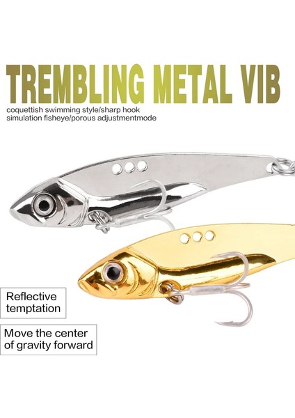Altın Tarzı 18G 1 Adet Metal Er Kaşık Balıkçılık Lures Gg Altın Gümüş Tiz Kanca ile Yapay Yem Alabalık Pike Bas Mücadele (Yurt Dışından)