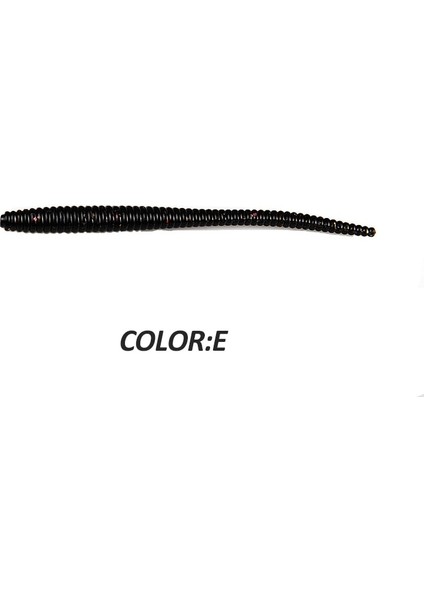 E Stili 80MM 20 Adet Süper Kıta Yavaş Batanalabalık Solucan Yumuşak Yemler Yapay Balıkçılık Yemleri Deniz Solucanları Solucan Balıkçılık Yumuşak Yemler Sallananlar (Yurt Dışından)