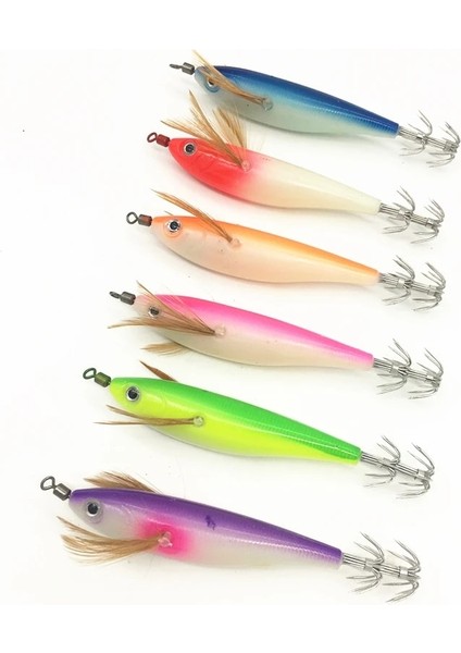 Pembe Tarzı 95 mm 9.5cmg Yapay Kalamar Jig Balıkçılık Ahtapot Lures Ahşap Karides Prawerbait Lures Aydınlık Mürekkepbalığı Balıkçılık Yem Araçları (Yurt Dışından) modelleri