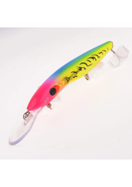 E Stili 1 Adet Yüksek Li Büyük Minnow Balıkçılık Lures 16CM 26G Derin Dalış 8m+ Sert Crankabits Wobblers Keskin Kancalar Olta Takımı 3D Gözler (Yurt Dışından) fırsatları