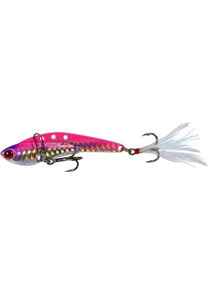 Pembe Tarzı 13G Waveısland Metal Vib Balıkçılık Cazibesi Lazer G Uzun Atış Yuvaları Kanca Metal Jig Isca Yapay Bas Yem Derin Deniz Balıkçılık Yemi (Yurt Dışından)